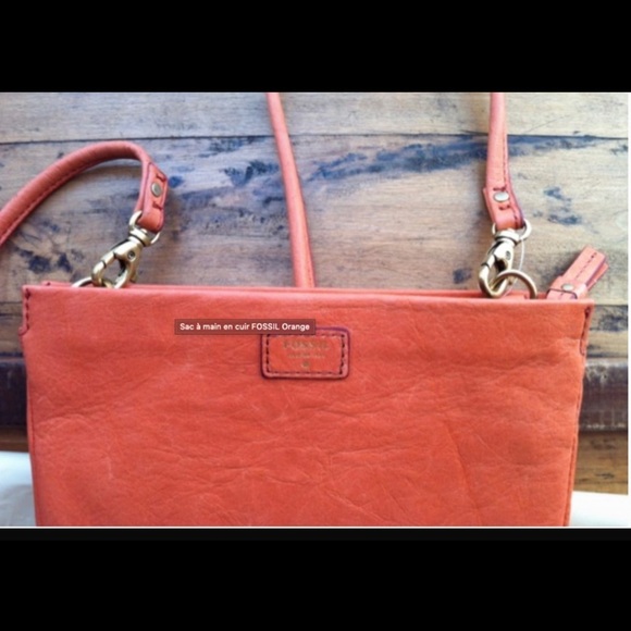 Fossil Clutch orange Clutch - - Picture 3 of 3
